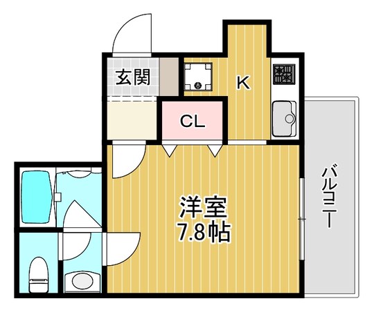 アクティコート京橋の物件間取画像